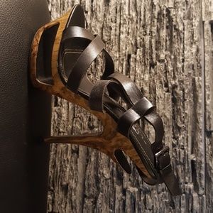 Pleaser sz 8 Leather platforms